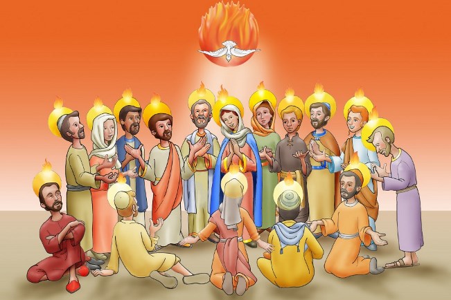 La venida del Espíritu Santo sobre los Apóstoles
